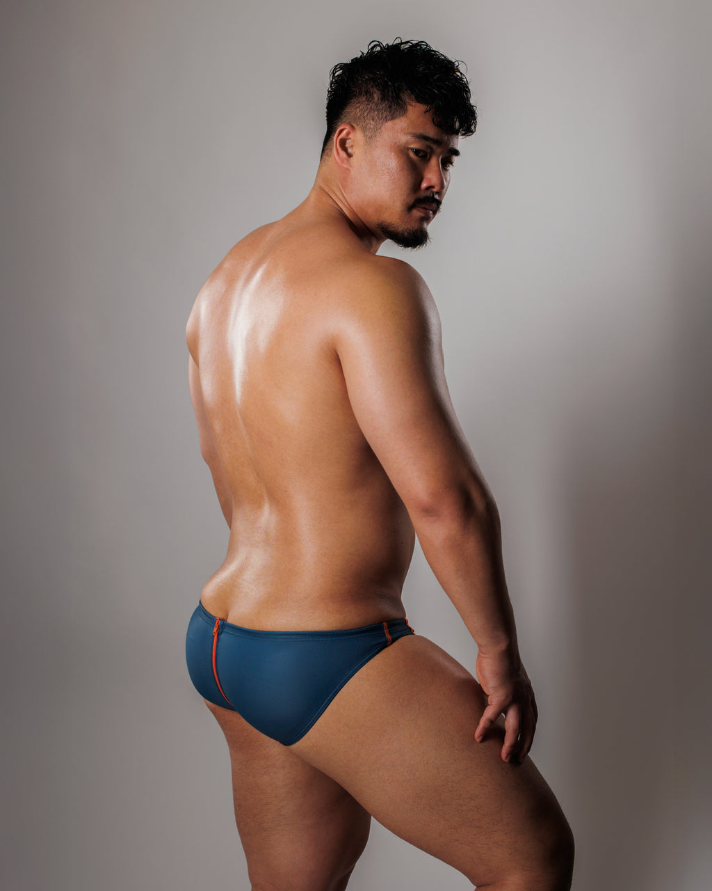 [4021] VL ZIP super low-rise swim bikini