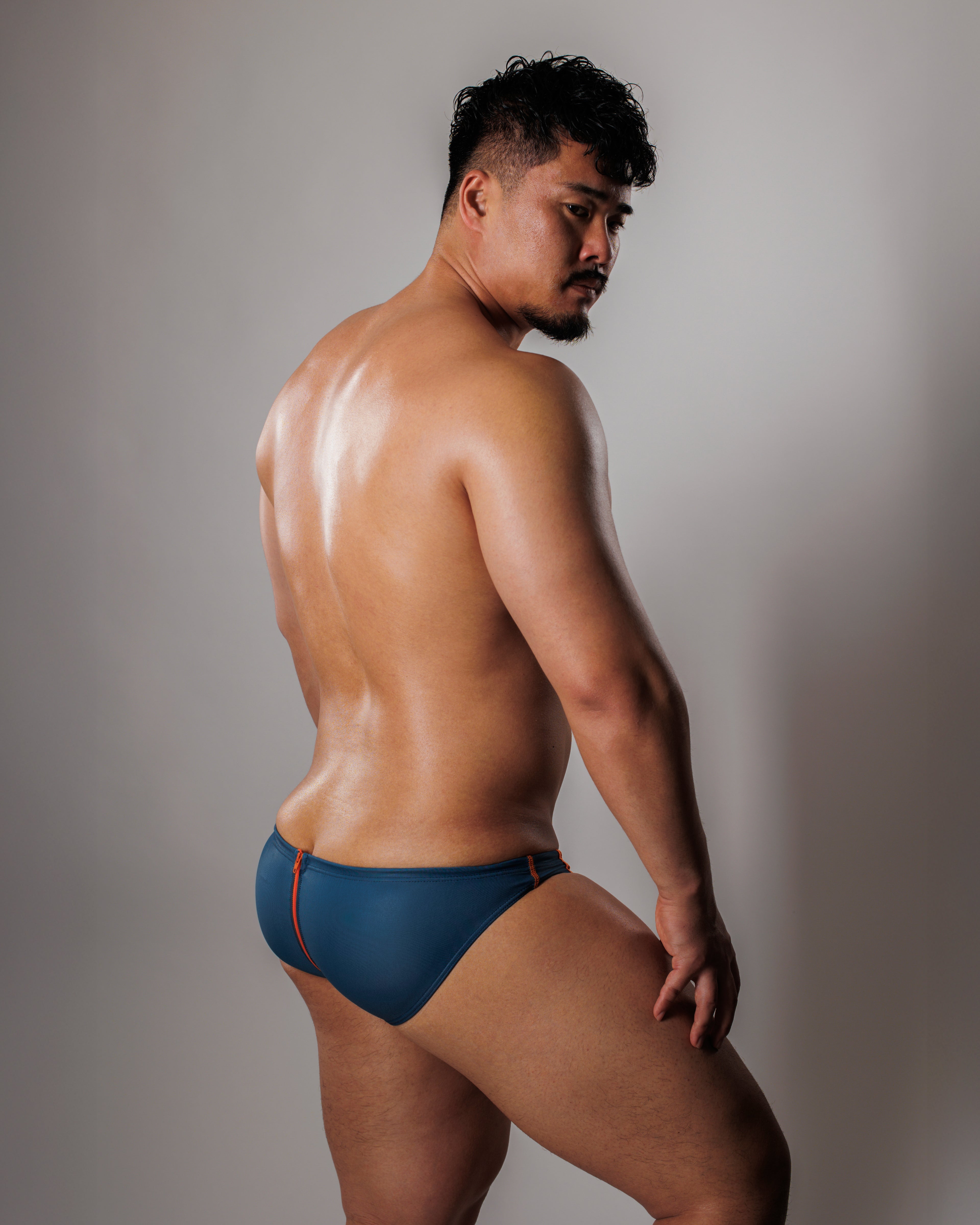 [4021] VL ZIP super low-rise swim bikini
