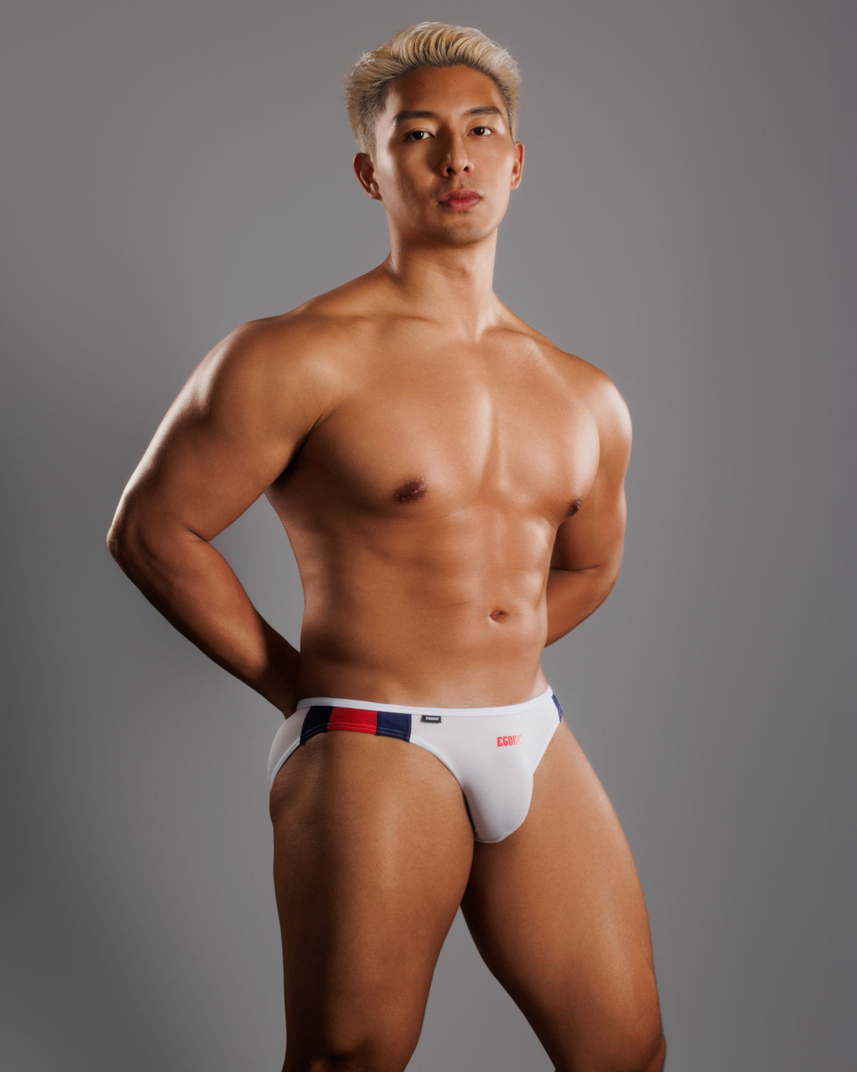 【4194】SPECTRA mesh super low-rise hip-split bikini