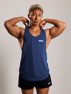 【4154】EGDE LOGO Piping Tank Top