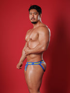 [4071] BURST CAMO mesh super low-rise jockstrap