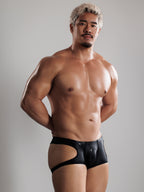 【4166】ECLIPSE super low-rise x-back boxer pants