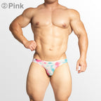 【3887】TIE-DYE super low-rise bikini