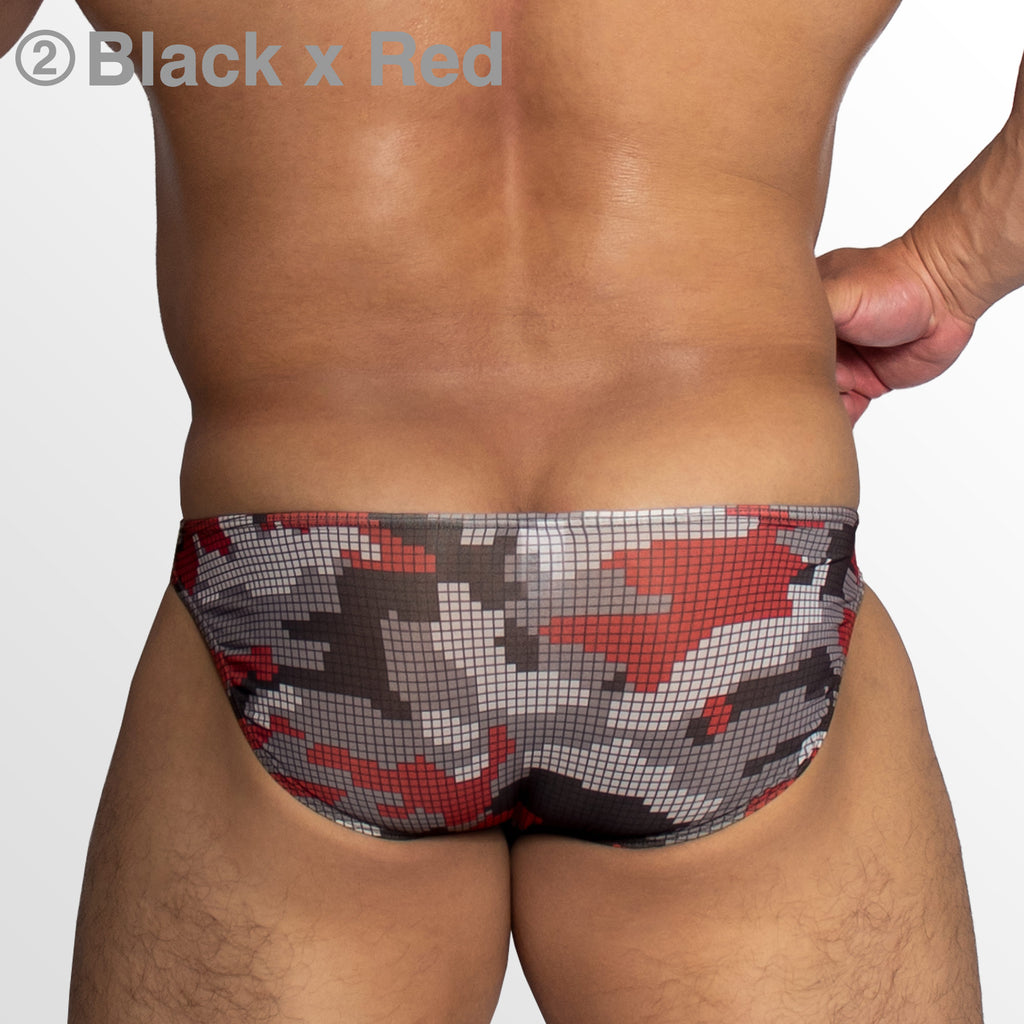 [4062] DIGITAL CAMO super low-rise bikini
