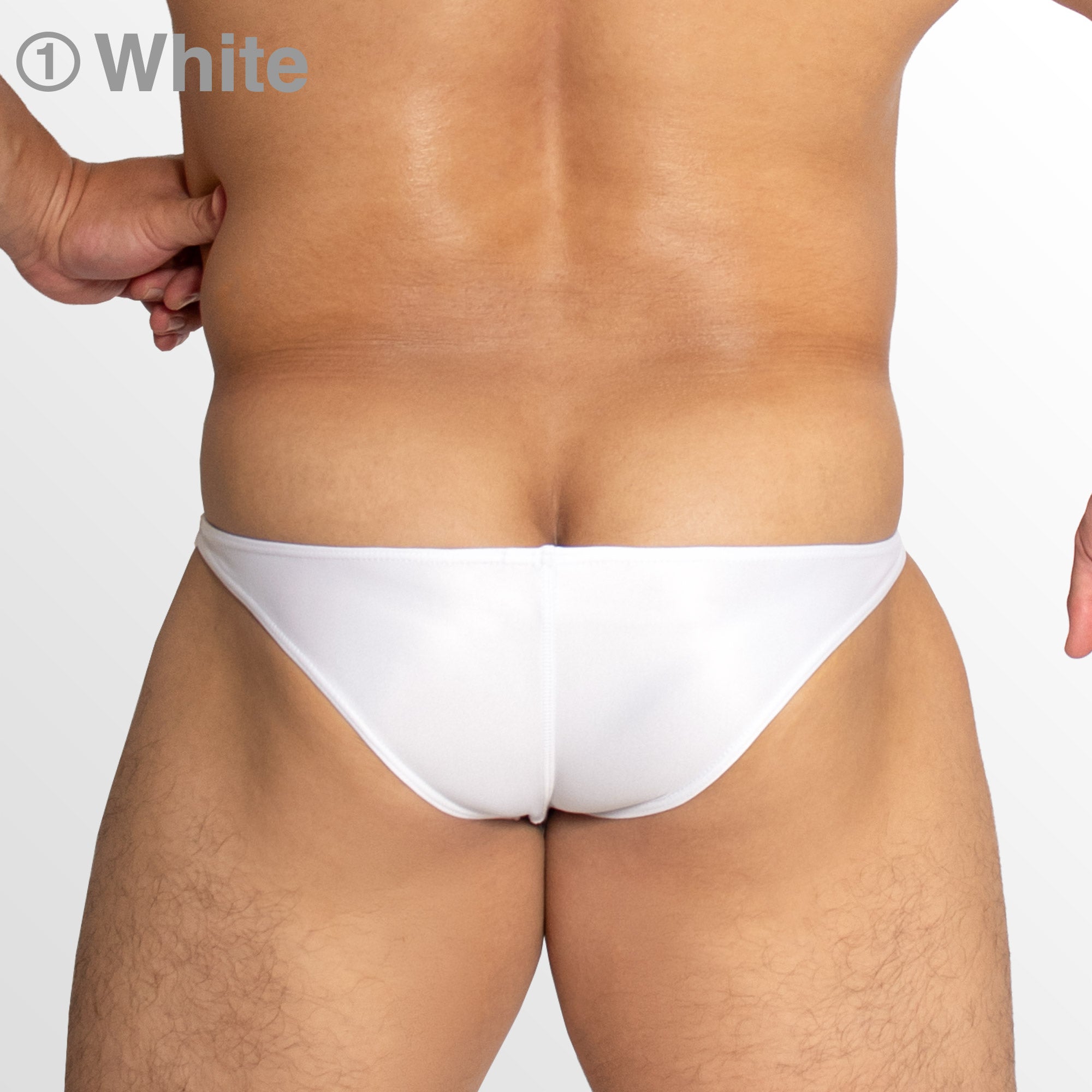 EGDE UNIGHT ウルトラローライズ スイムビキニ 白　M 4085】UNIGHT ultra low-rise bikini – EGDE