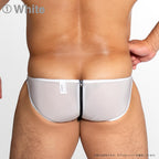 【4098】HAIL ZIP SEE-THROUGH super low-rise bikini