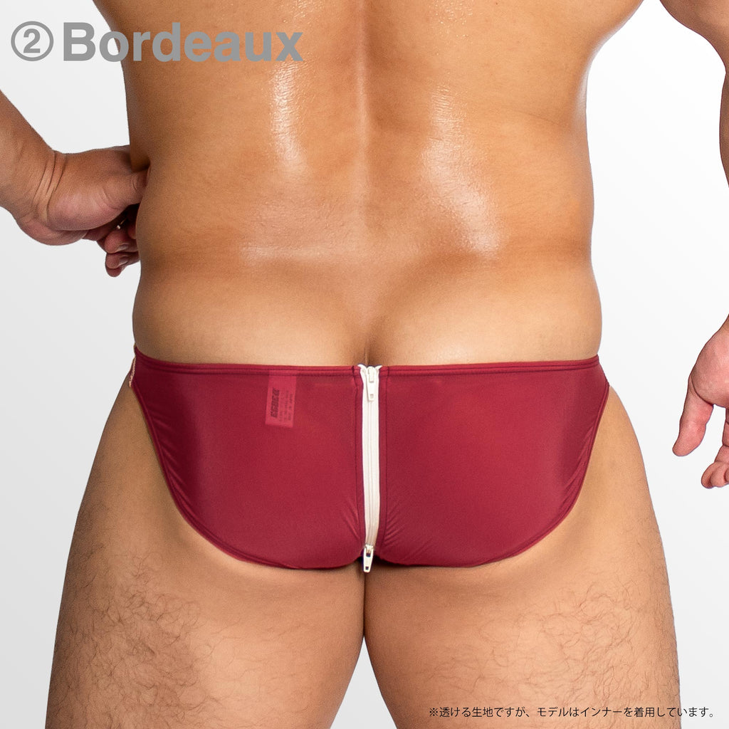 【4098】HAIL ZIP SEE-THROUGH super low-rise bikini