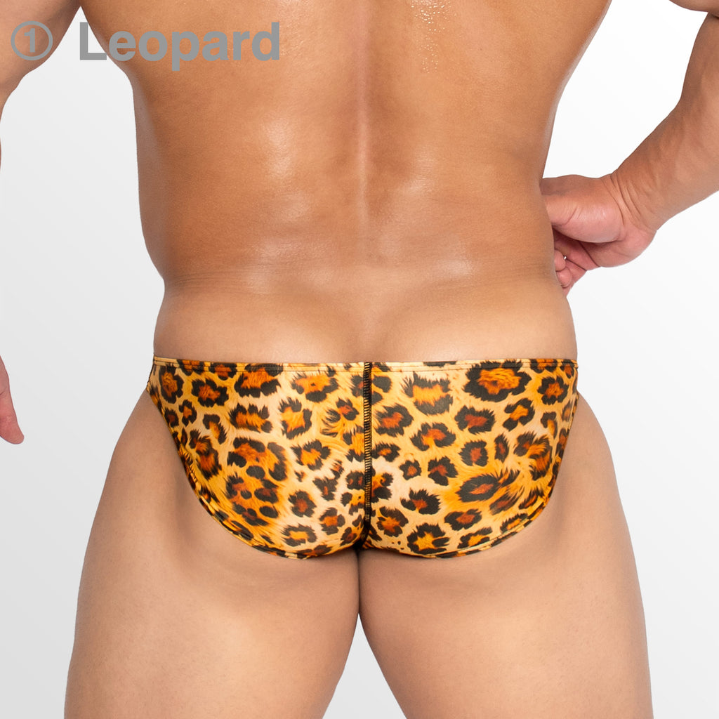 【4204】VERTICAL -LEOPARD- super low-rise bikini