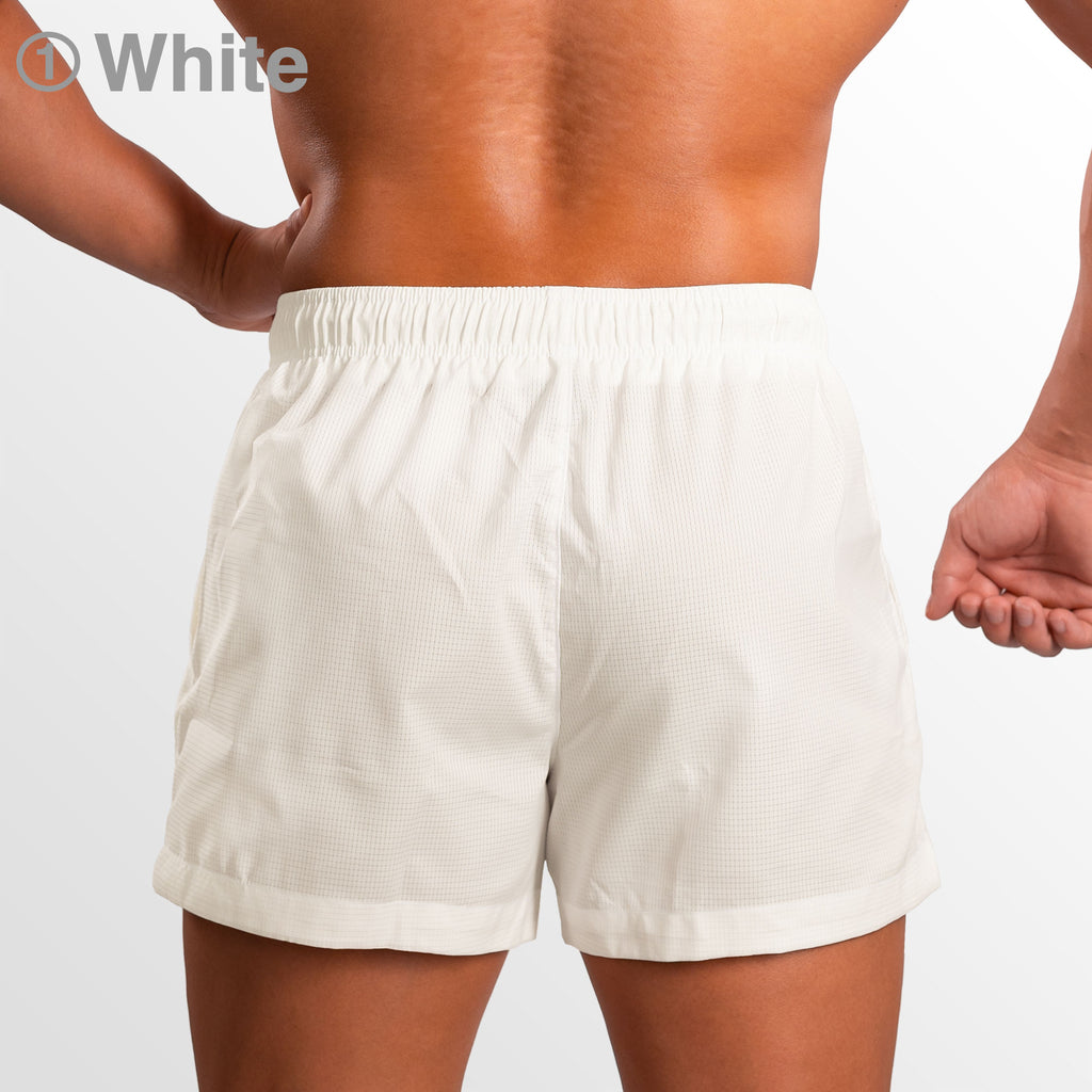 [4133] EGDE LOGO dot air 1-way stretch short pants