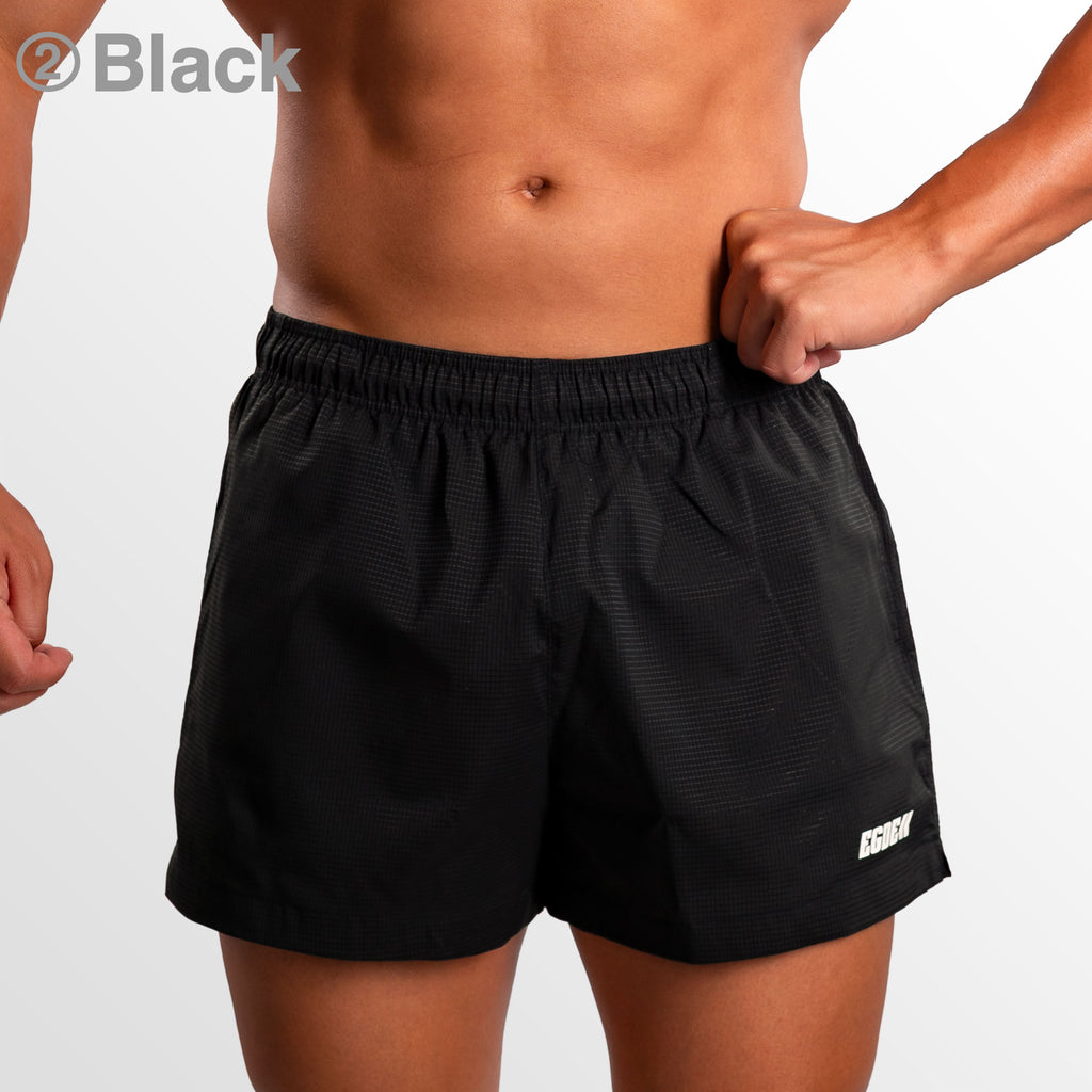 [4133] EGDE LOGO dot air 1-way stretch short pants