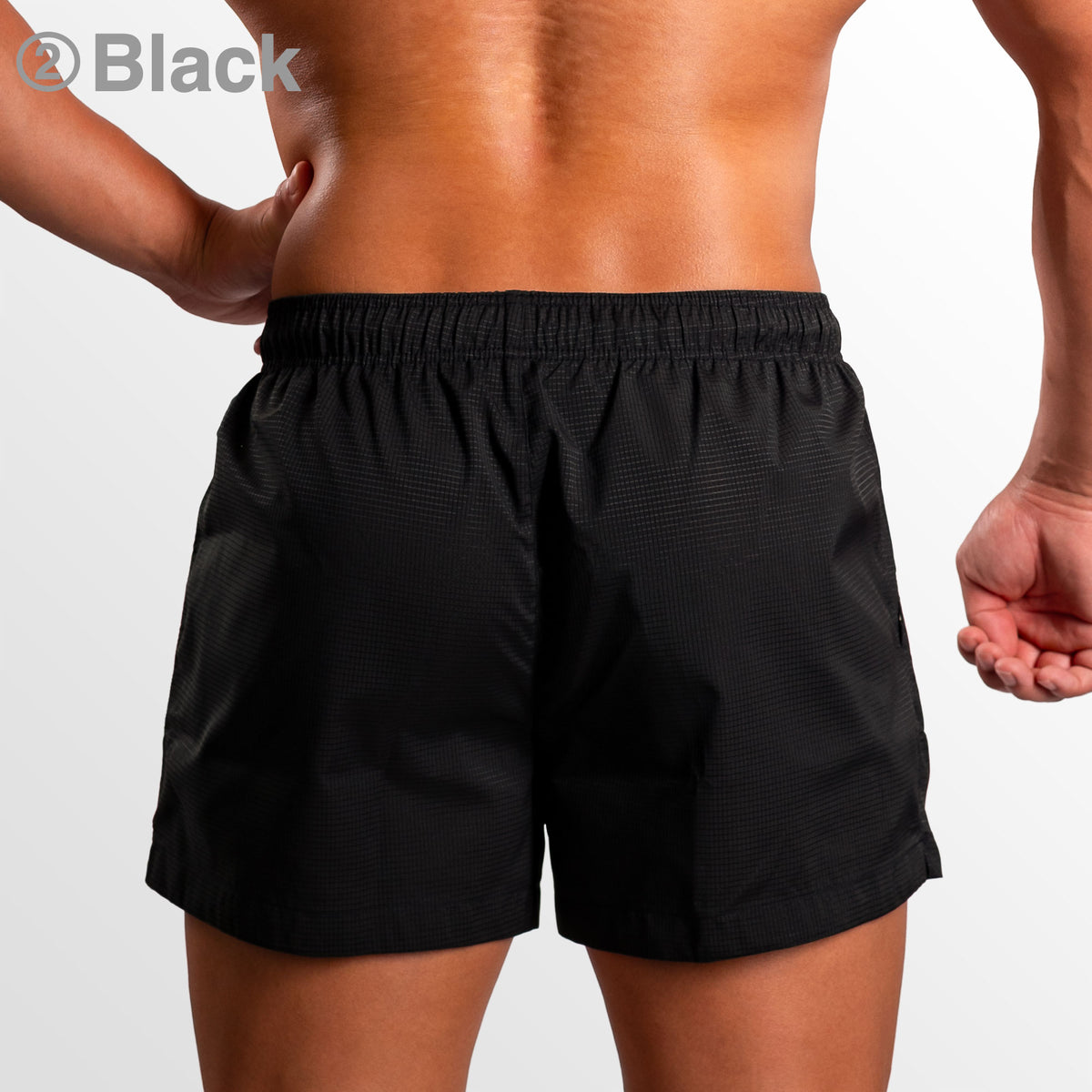 [4133] EGDE LOGO dot air 1-way stretch short pants