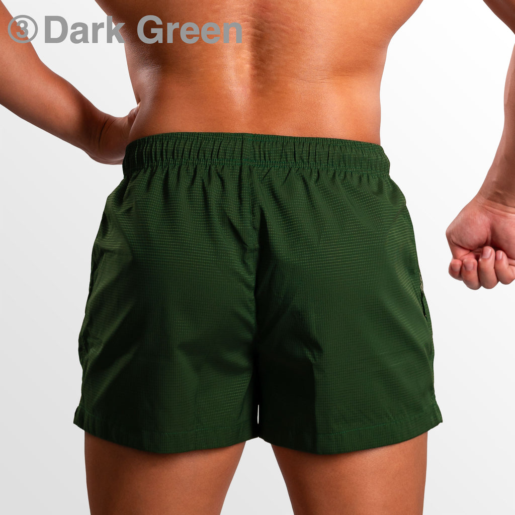 [4133] EGDE LOGO dot air 1-way stretch short pants