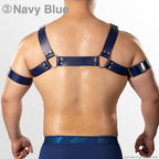 【3510】ULTIM PVC Leather Body Harness & Armband Set