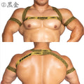 【4164】夜濤月照 -YATO GESSHO- harness & armbands set