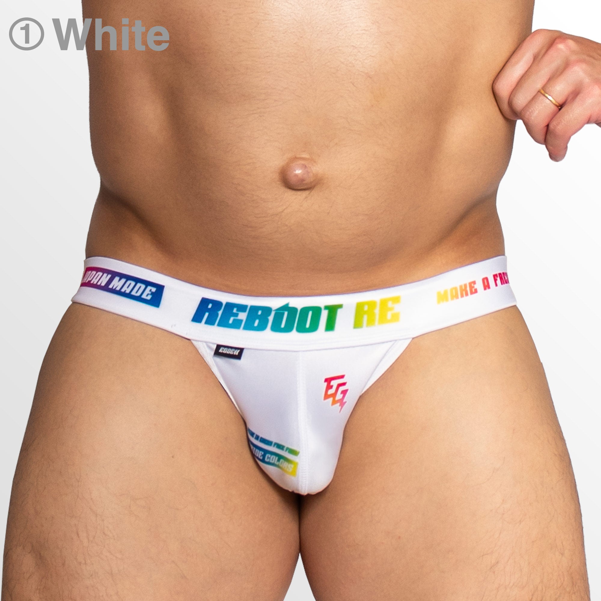 【4076】REBOOT RE PRIDE super low-rise jockstrap