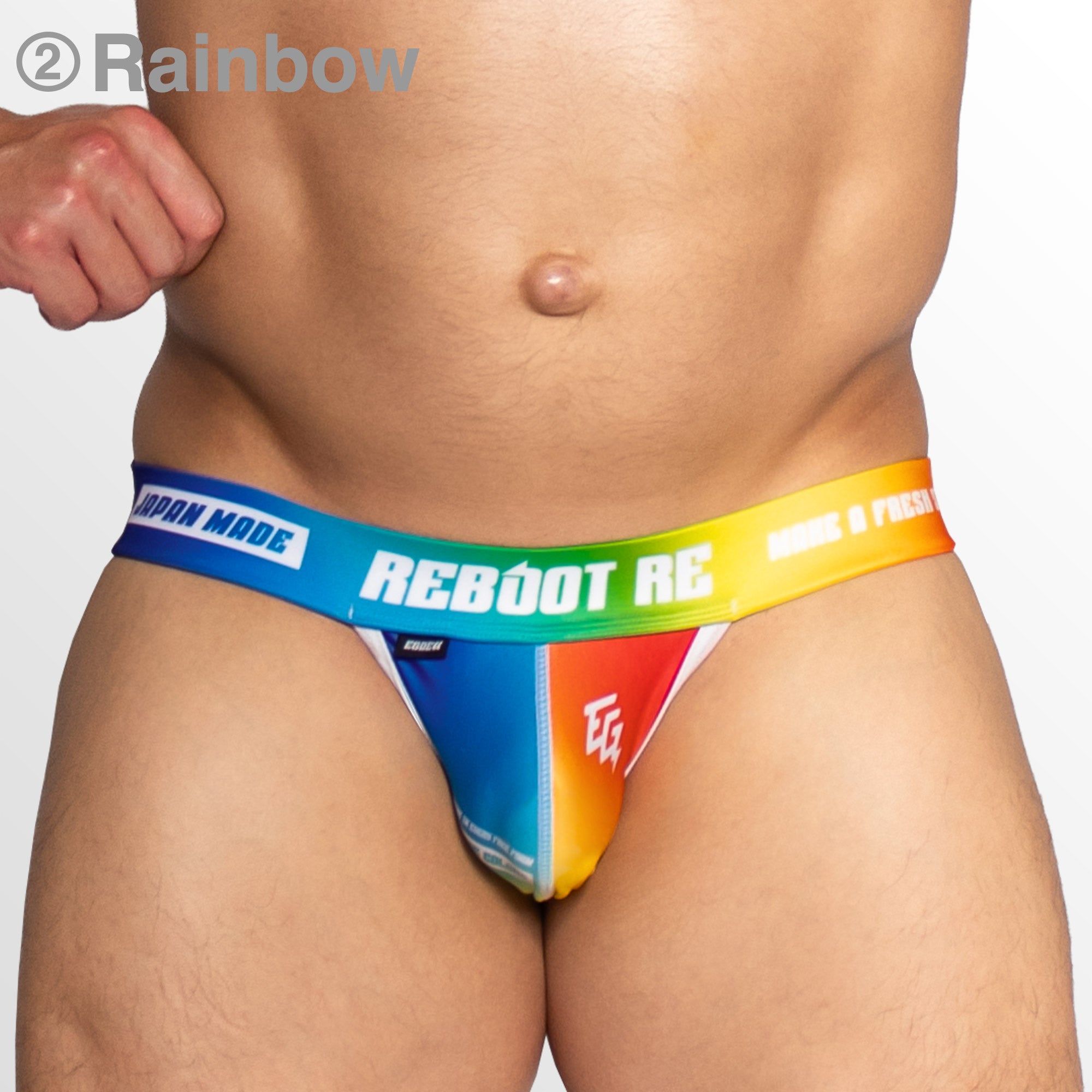 【4076】REBOOT RE PRIDE super low-rise jockstrap