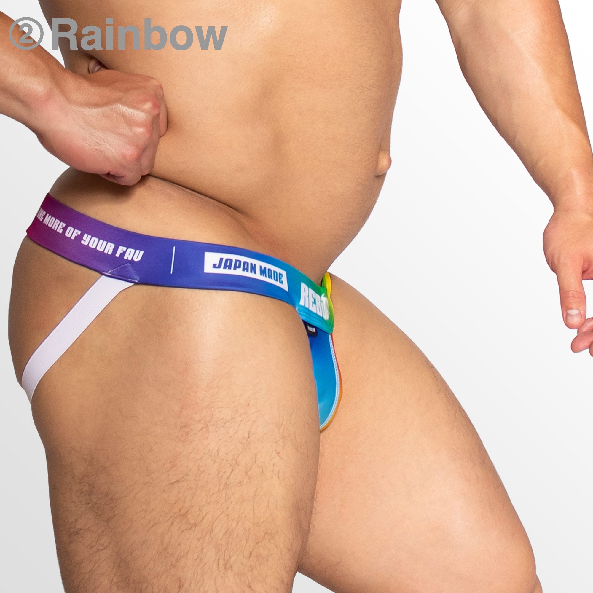 【4076】REBOOT RE PRIDE super low-rise jockstrap