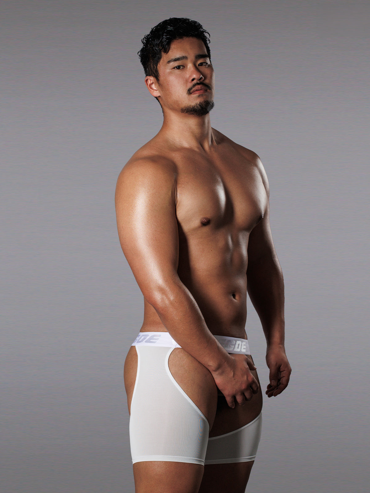【3779】RAVE super low-rise chaps pants
