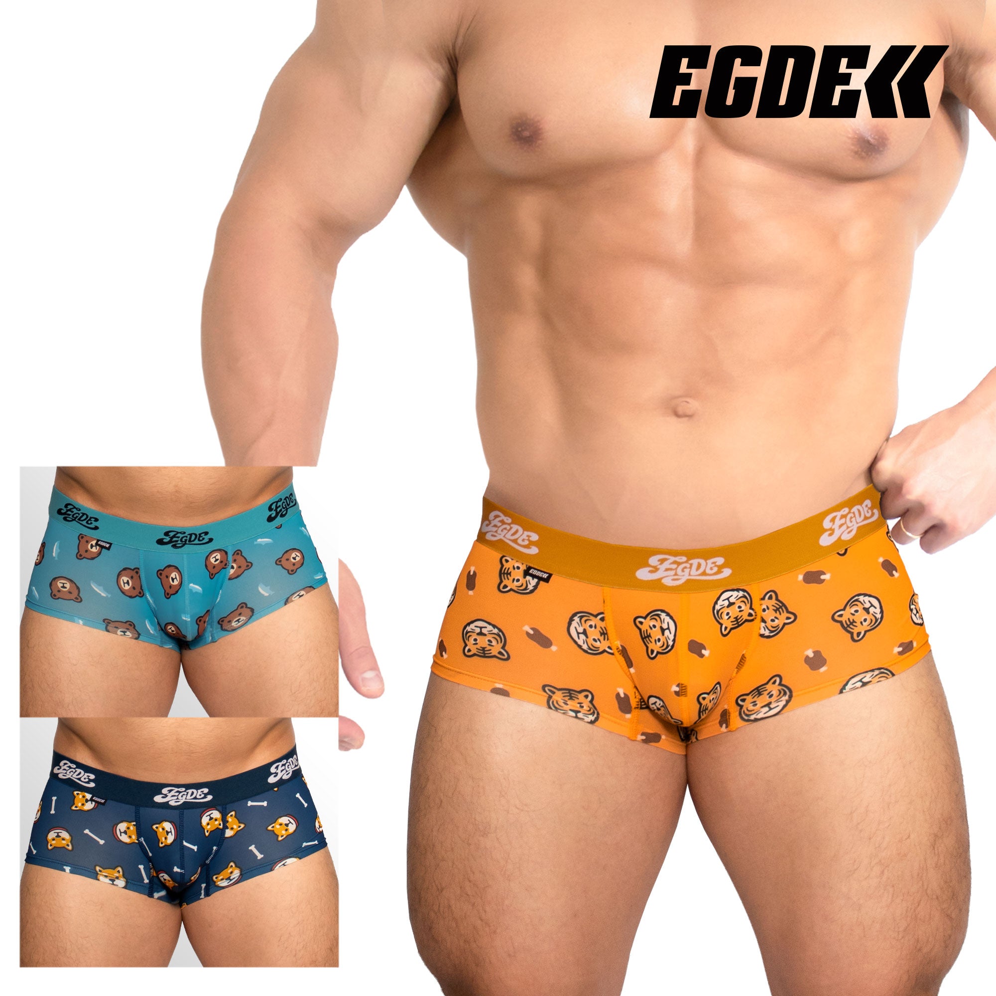 [4119] ANIMAL Super Low-Rise Short Boxer Briefs