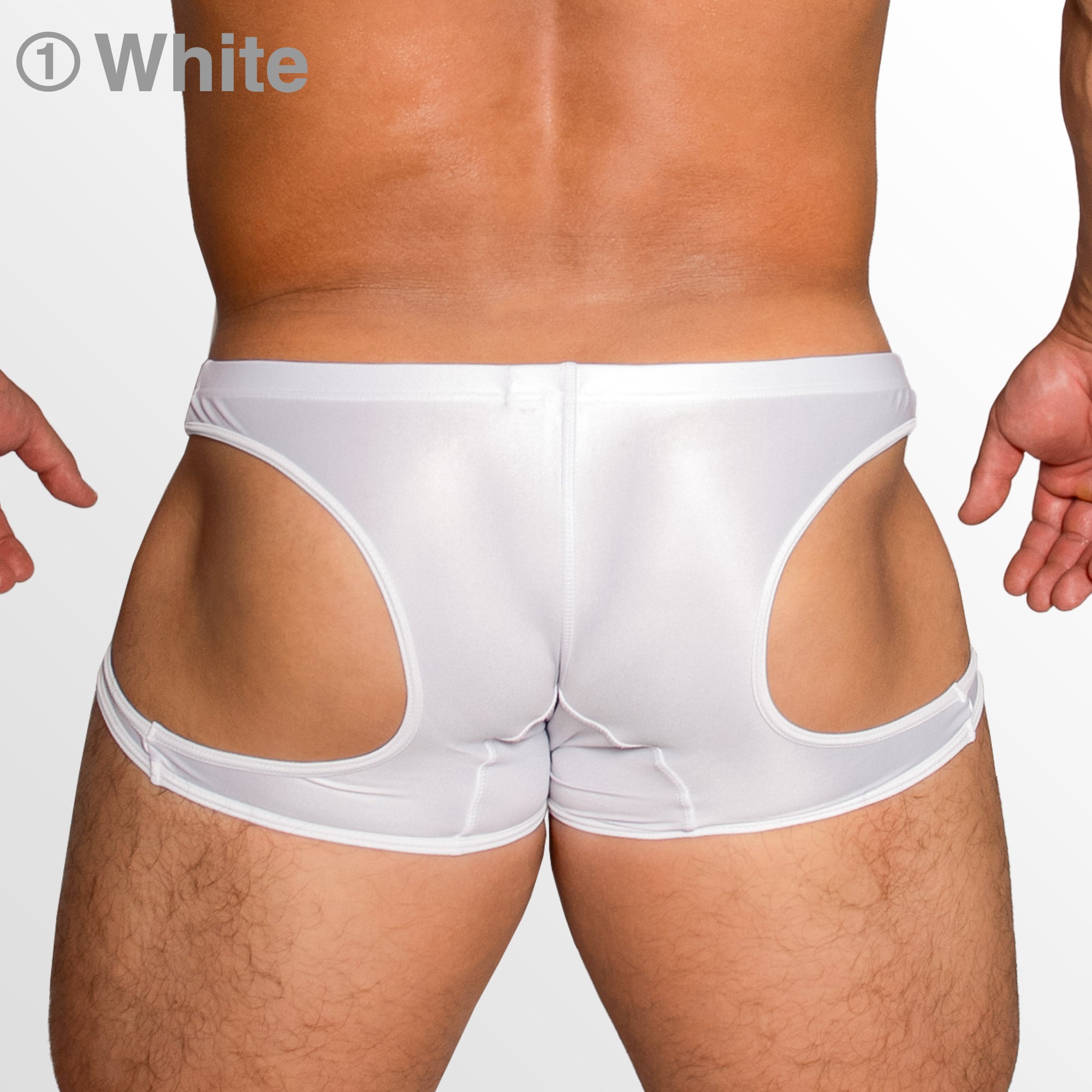 【4166】ECLIPSE super low-rise x-back boxer pants