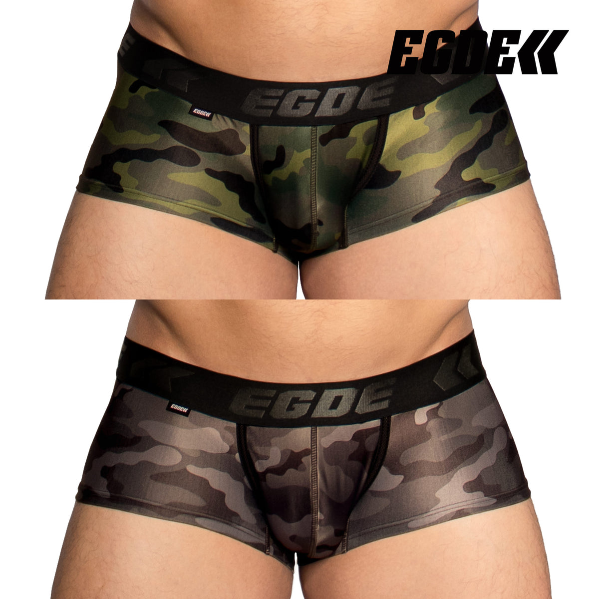 【4175】MB CAMO Super Low-Rise Short Boxer Briefs