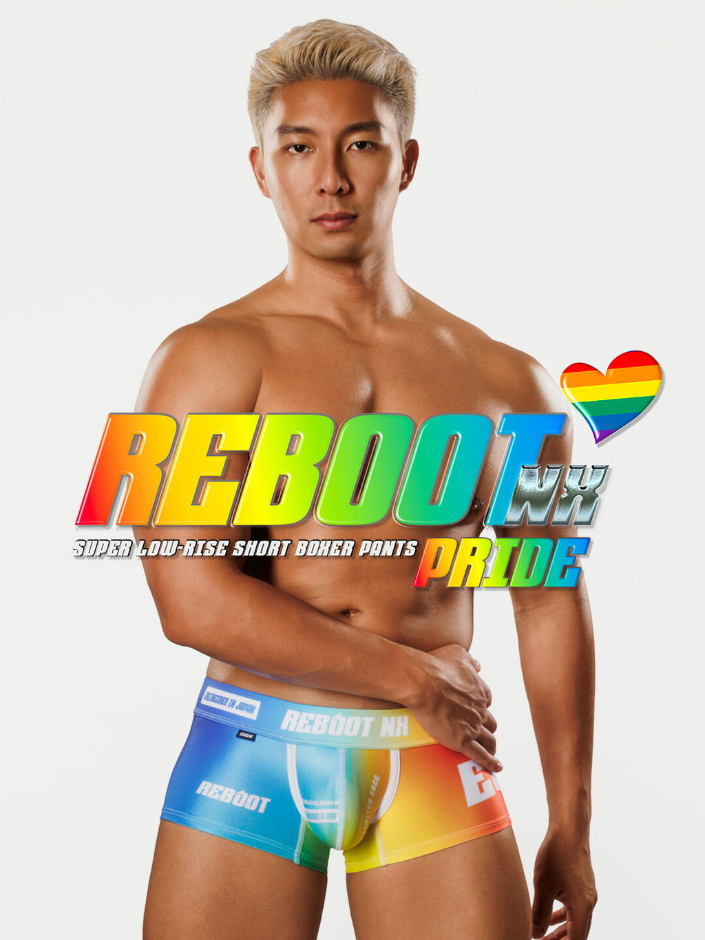 【4192】REBOOT NX PRIDE super low-rise short boxer pants