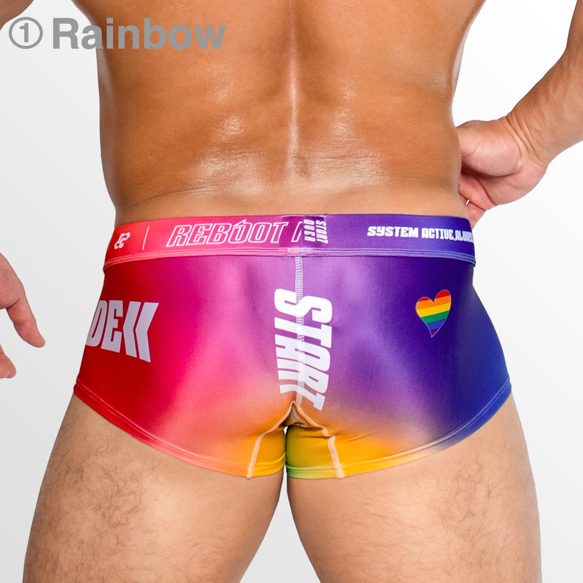 【4192】REBOOT NX PRIDE super low-rise short boxer pants