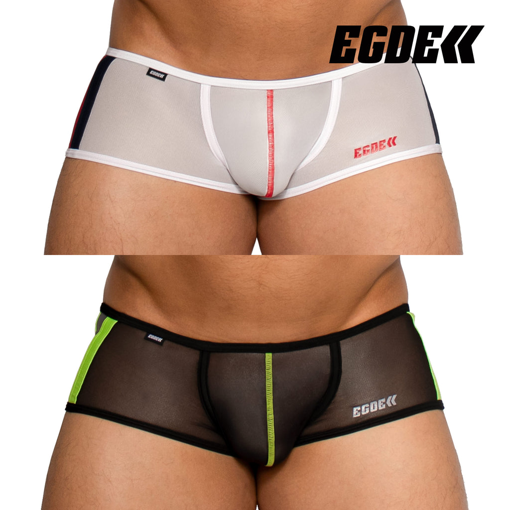 【4195】SPECTRA mesh super low-rise short boxer pants