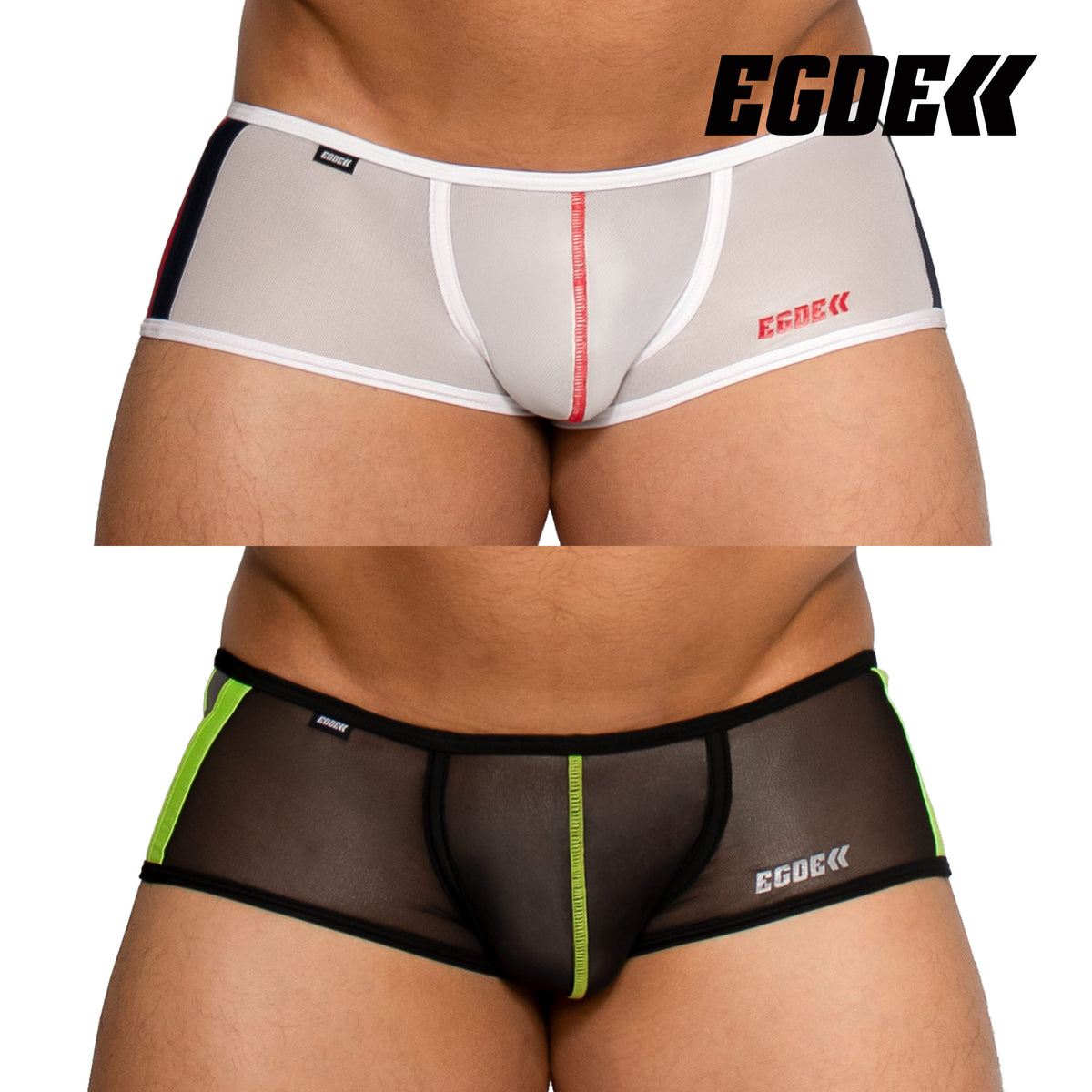 【4195】SPECTRA mesh super low-rise short boxer pants