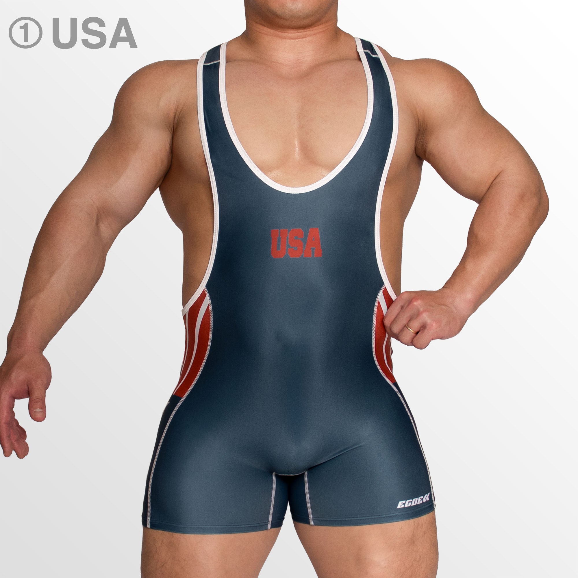 【4027】STARS AND STRIPES singlet