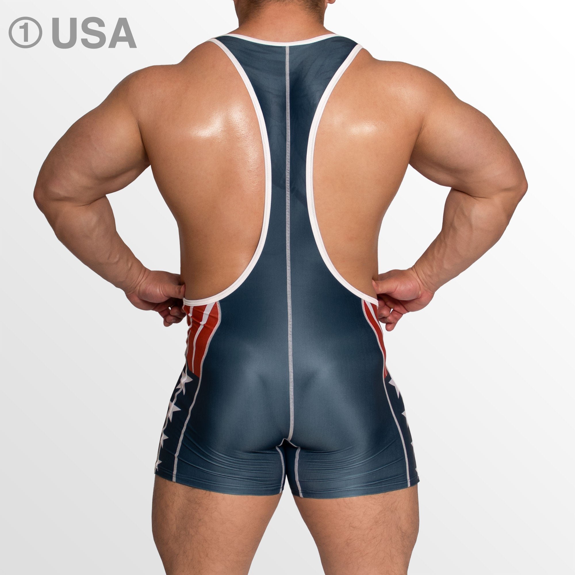 【4027】STARS AND STRIPES singlet