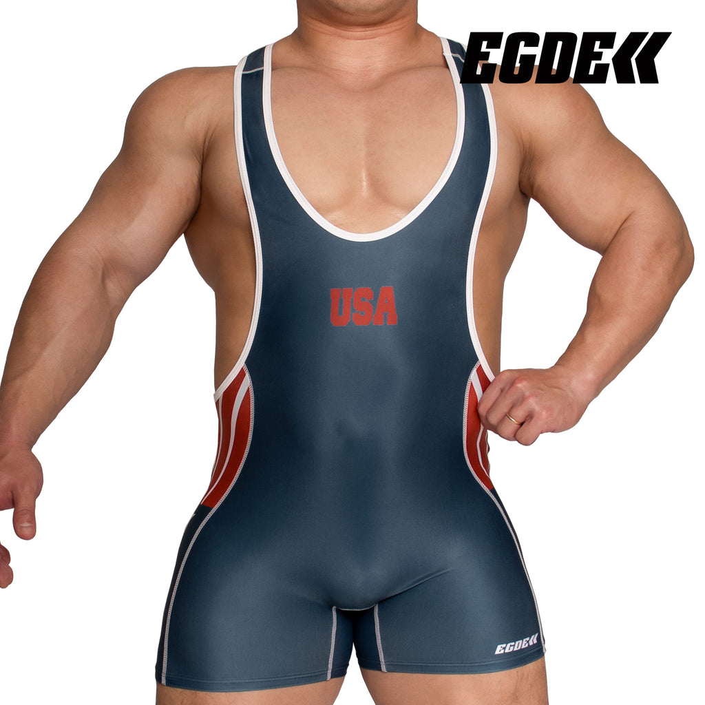 【4027】STARS AND STRIPES singlet