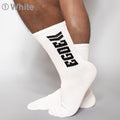 [4134] EGDE LOGO middle socks