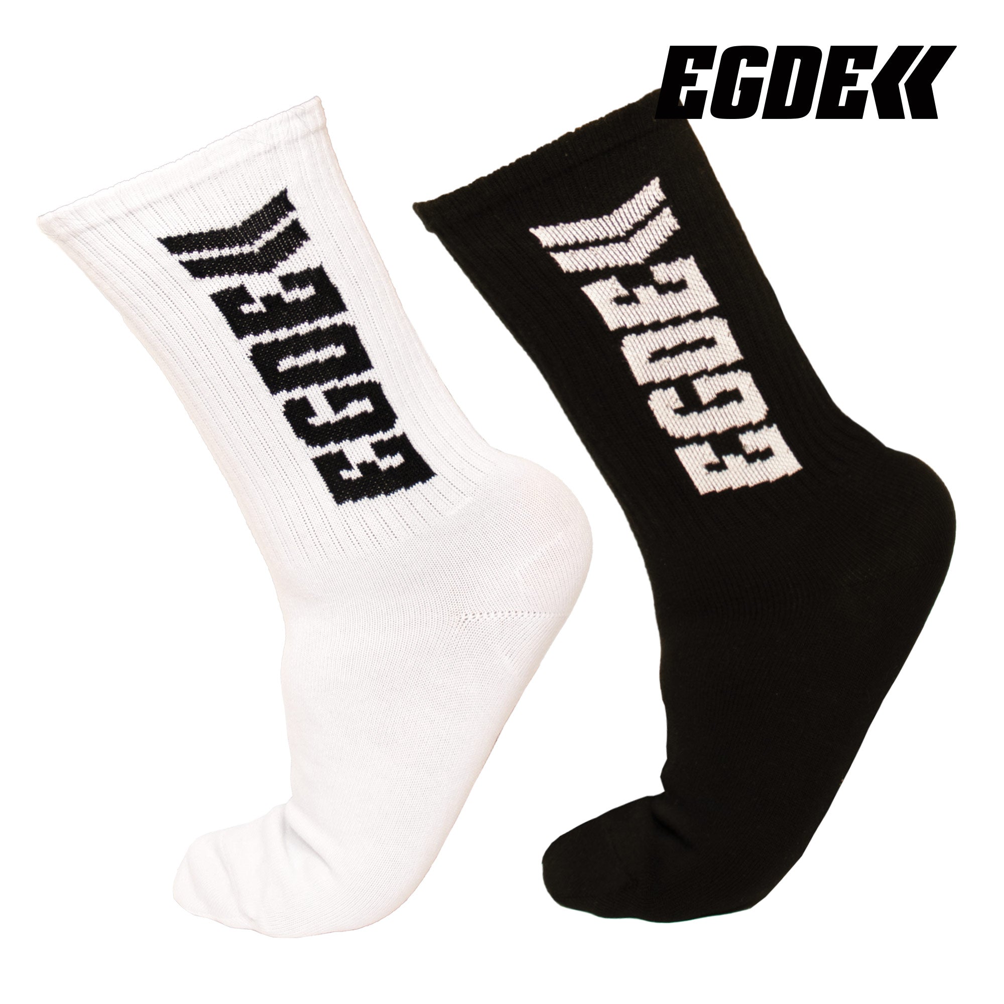 [4134] EGDE LOGO middle socks