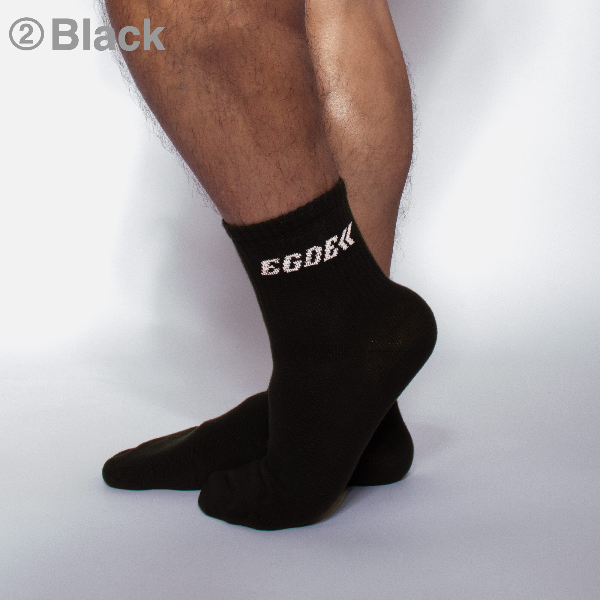 [4135] EGDE LOGO Short Socks