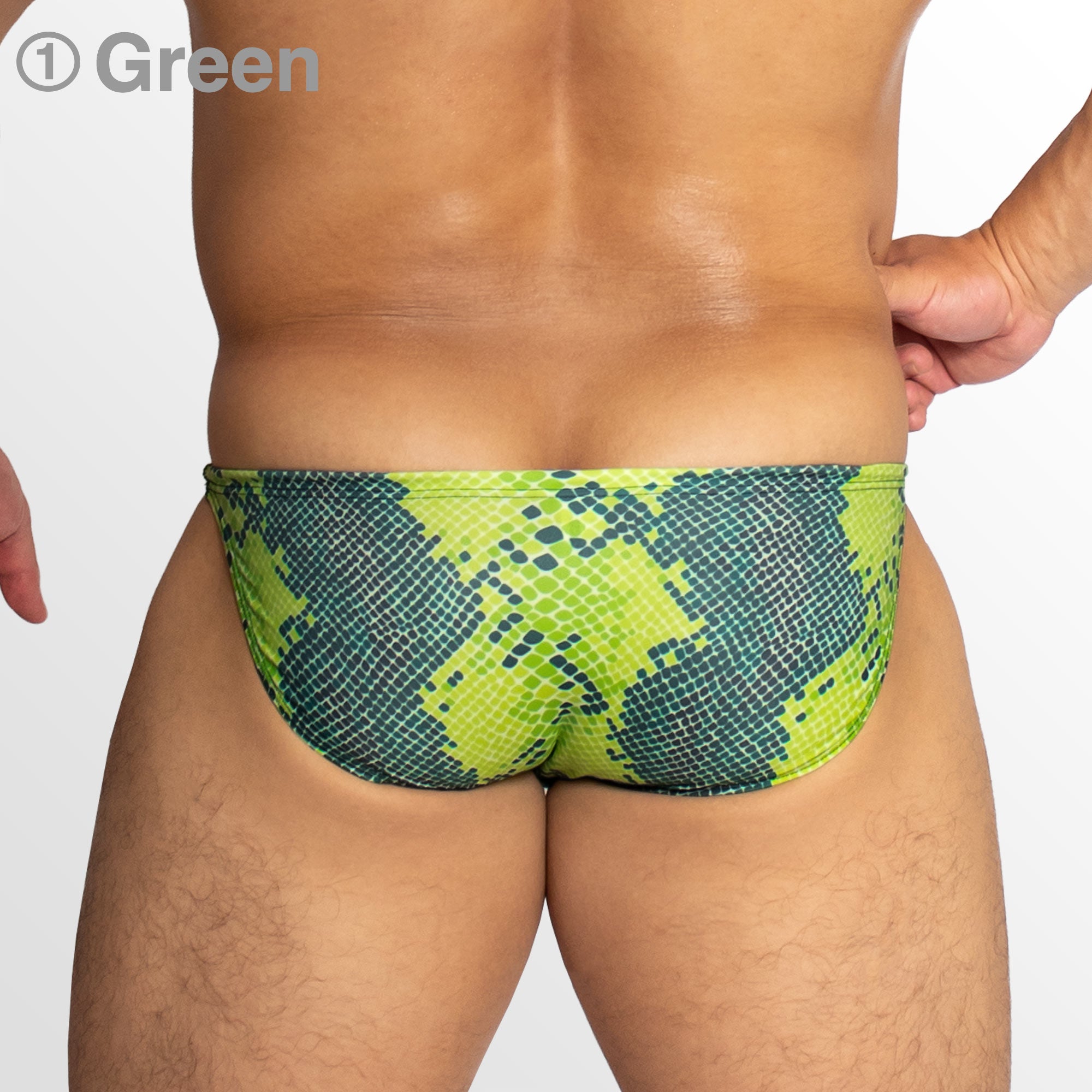 【4097】SNAKE super low-rise swim bikini