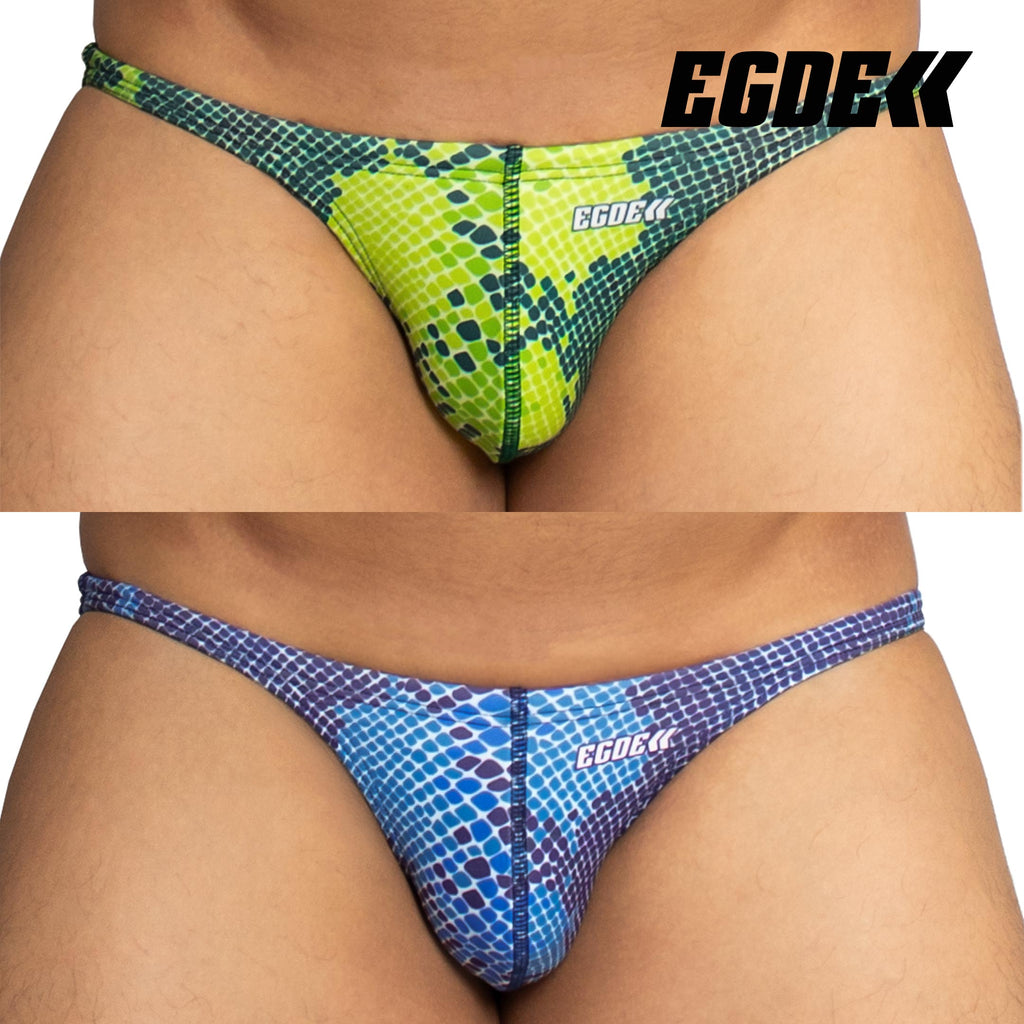 【4097】SNAKE super low-rise swim bikini