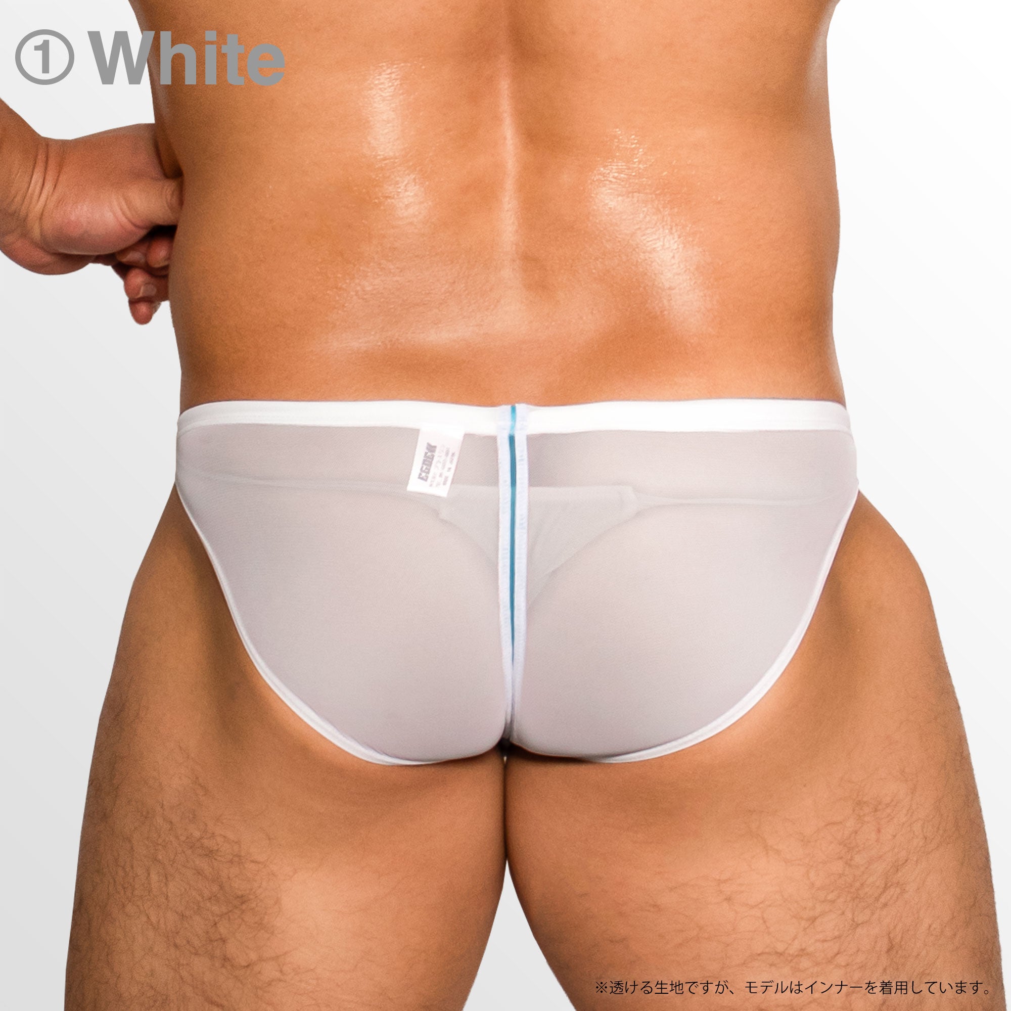 【4125】GRAVE mesh super low-rise swim bikini