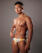 【3887】TIE-DYE super low-rise bikini