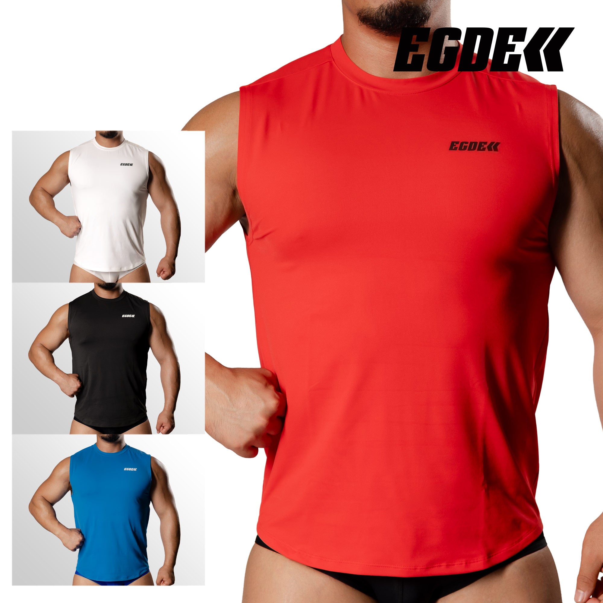 【4050】EGDE LOGO Sleeveless Tank Top