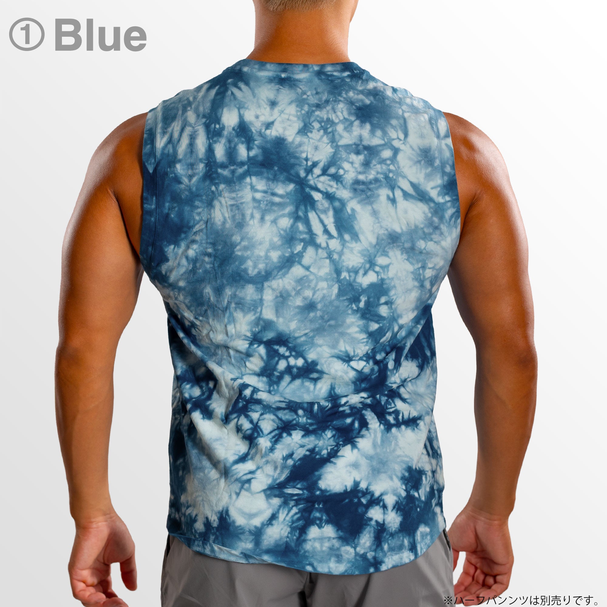 【4084】TIE-DYE sleeveless tank top