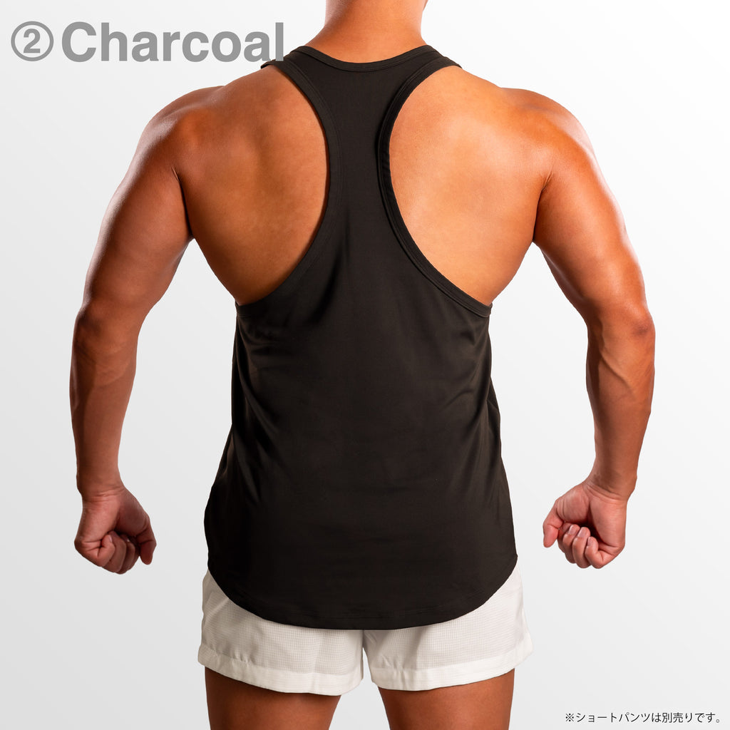 【4154】EGDE LOGO Piping Tank Top