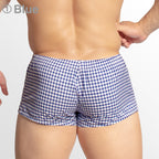 【3875】GINGHAM CHECK super low-rise trunks