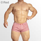 【3875】GINGHAM CHECK super low-rise trunks